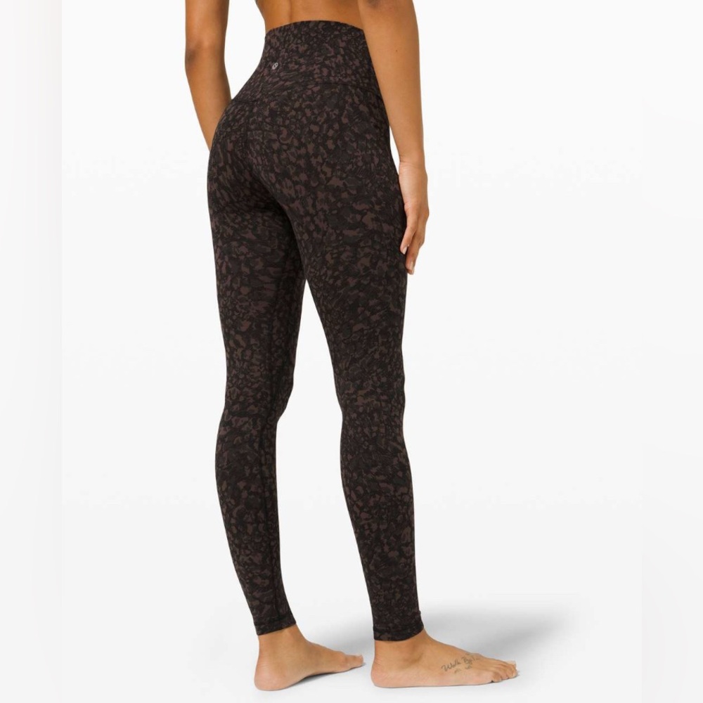 lululemon athletica Black Patterned Leggings - Picture 3 of 4
